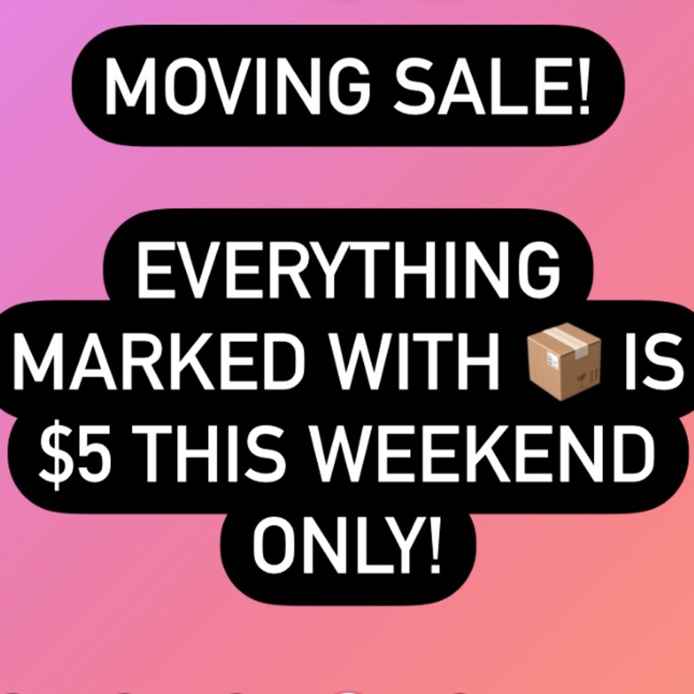 🛑MOVING SALE‼️